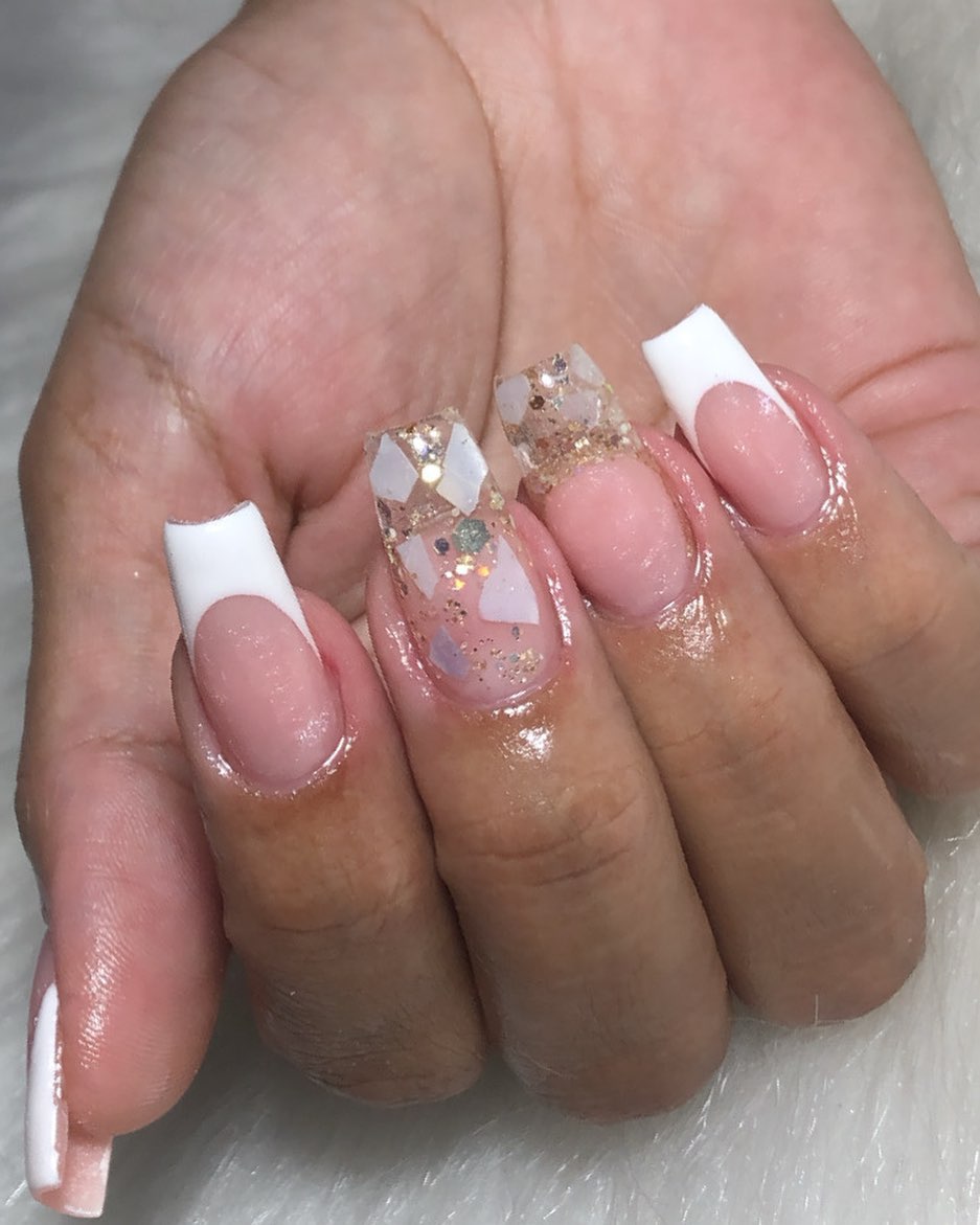 Atendimento em salão de unhas